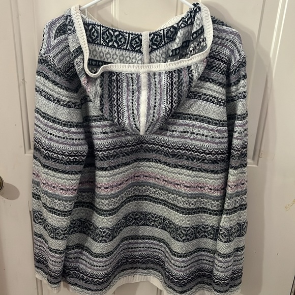 Jjill hooded sweater size large.   Very good condition no tears or stains. - Picture 2 of 3